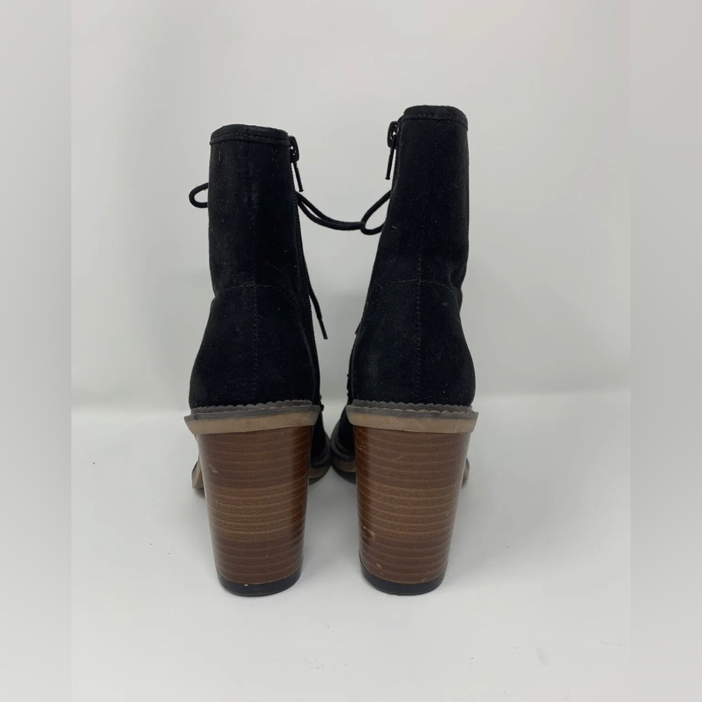 Madden Girl Women’s Suede Black Heels Boots Size 9M - Picture 6 of 9